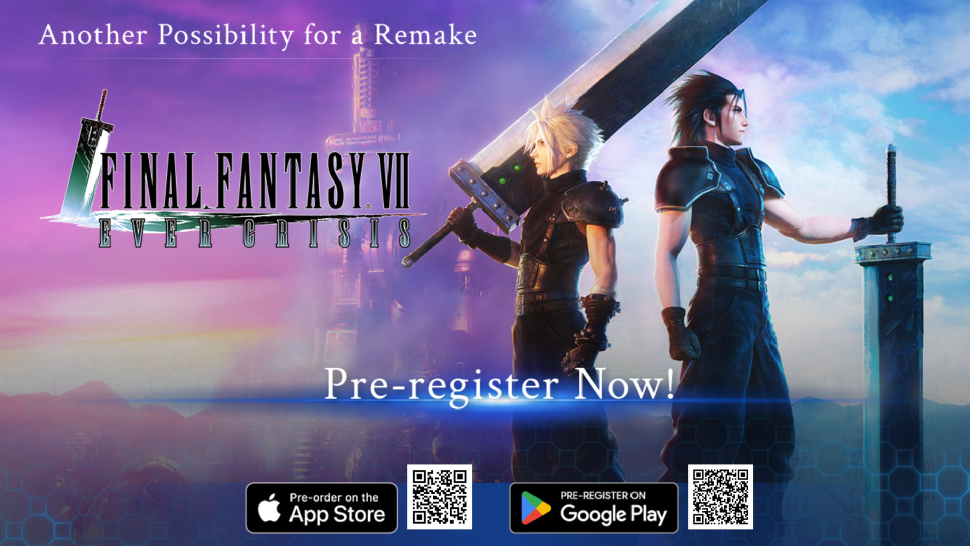 ffviiec register page - Final Fantasy VII Ever Crisis release date