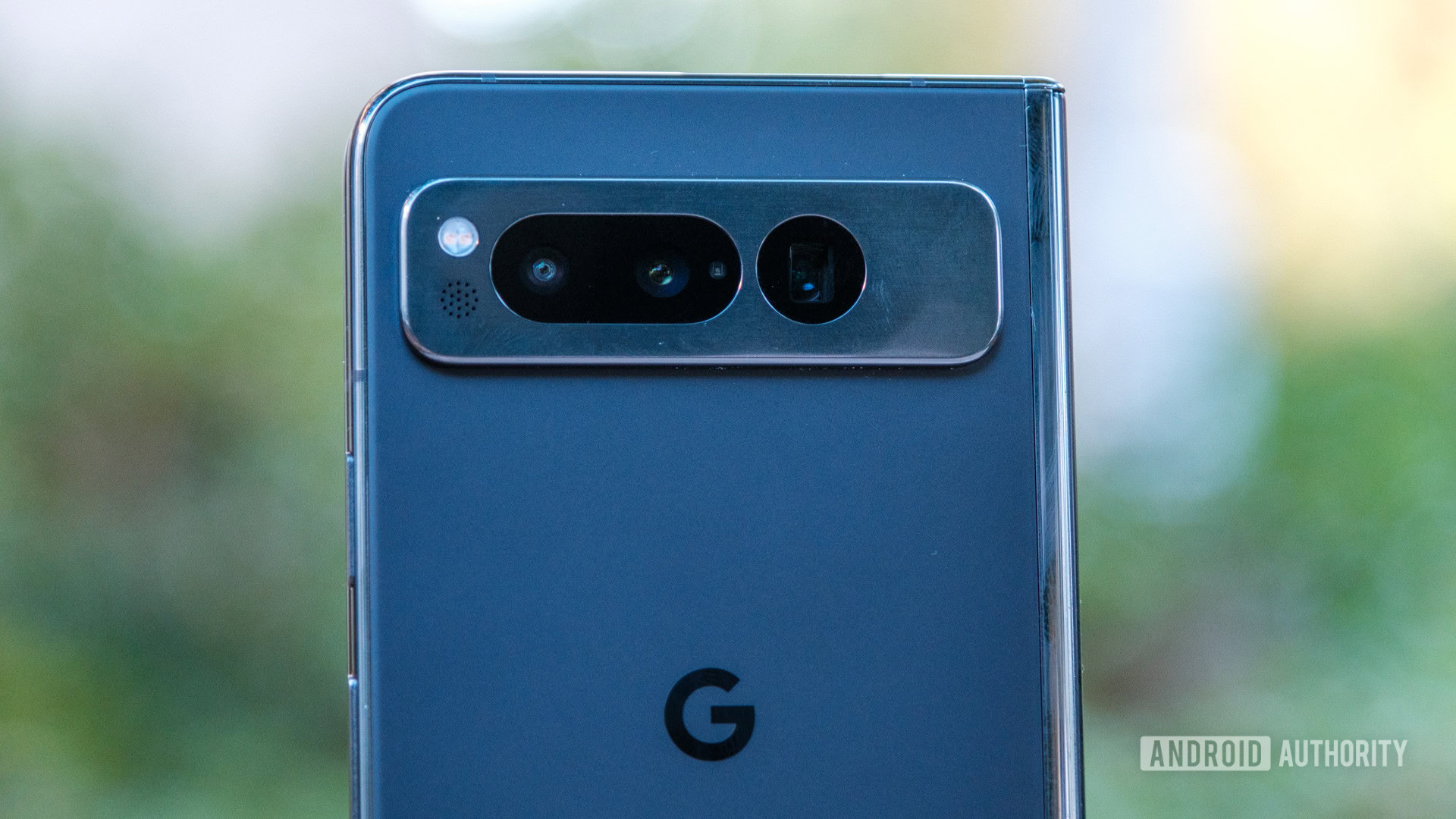 google pixel fold cameras close up