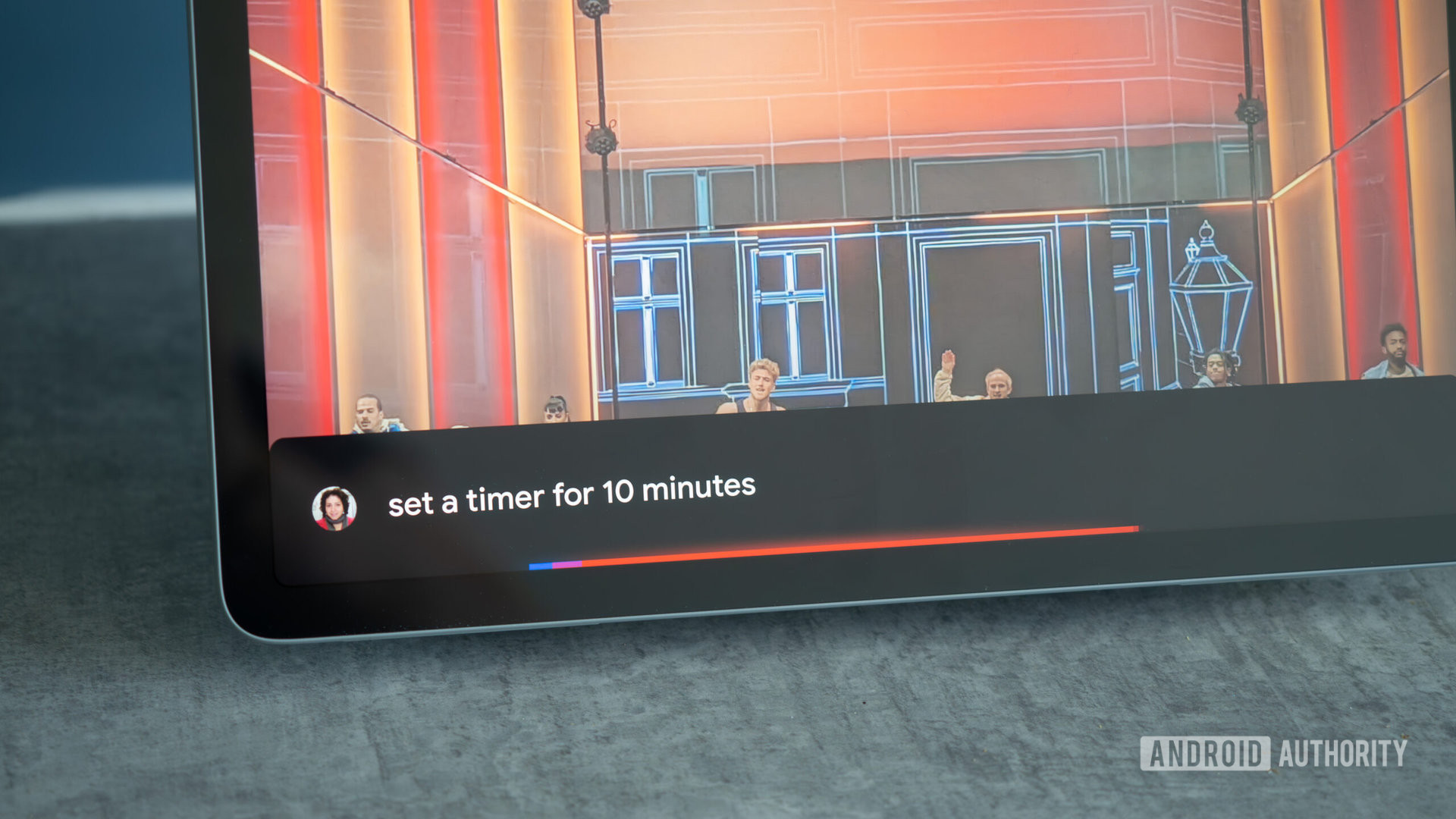 google pixel tablet assistant set timer