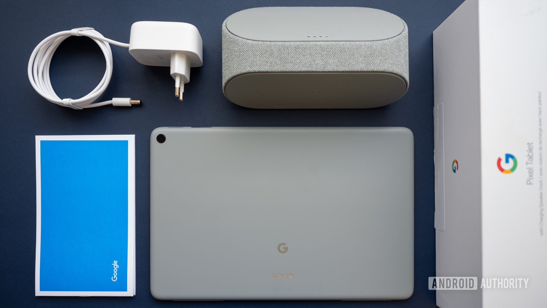 google pixel tablet in box accessories