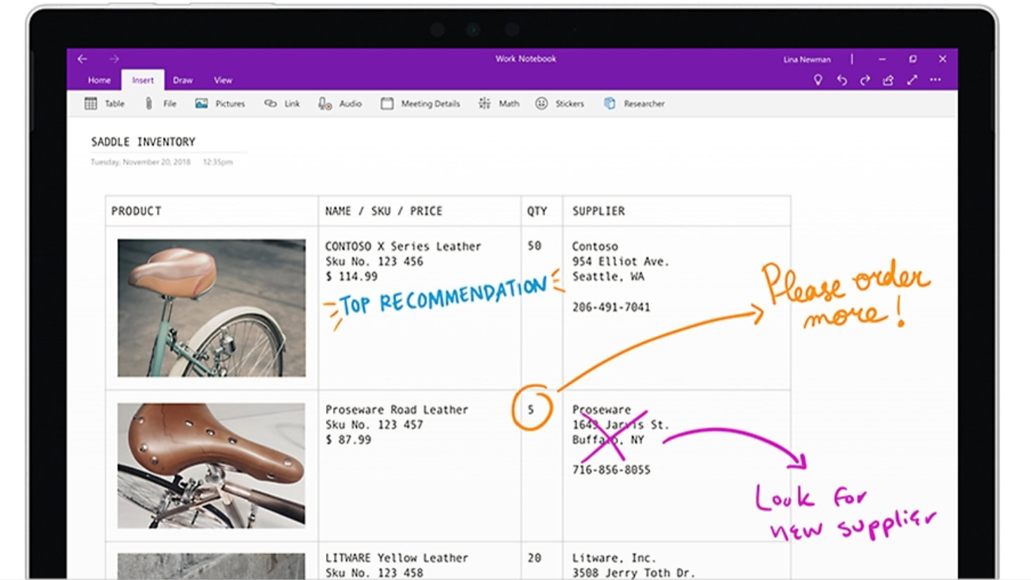 onenote notetaking