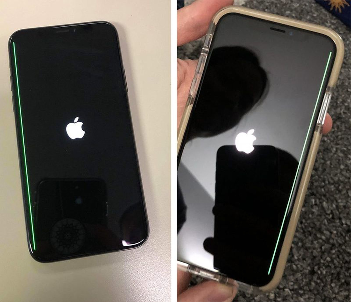 Masalah garis hijau Apple iPhone X