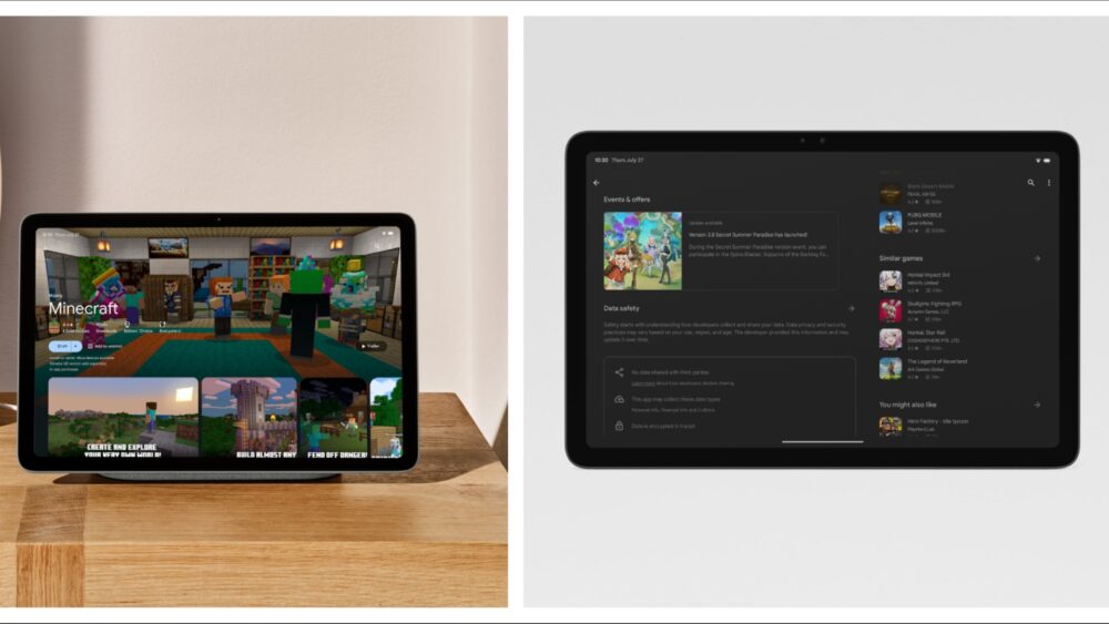 Google announces a new Play Store for large-screen devices like foldables