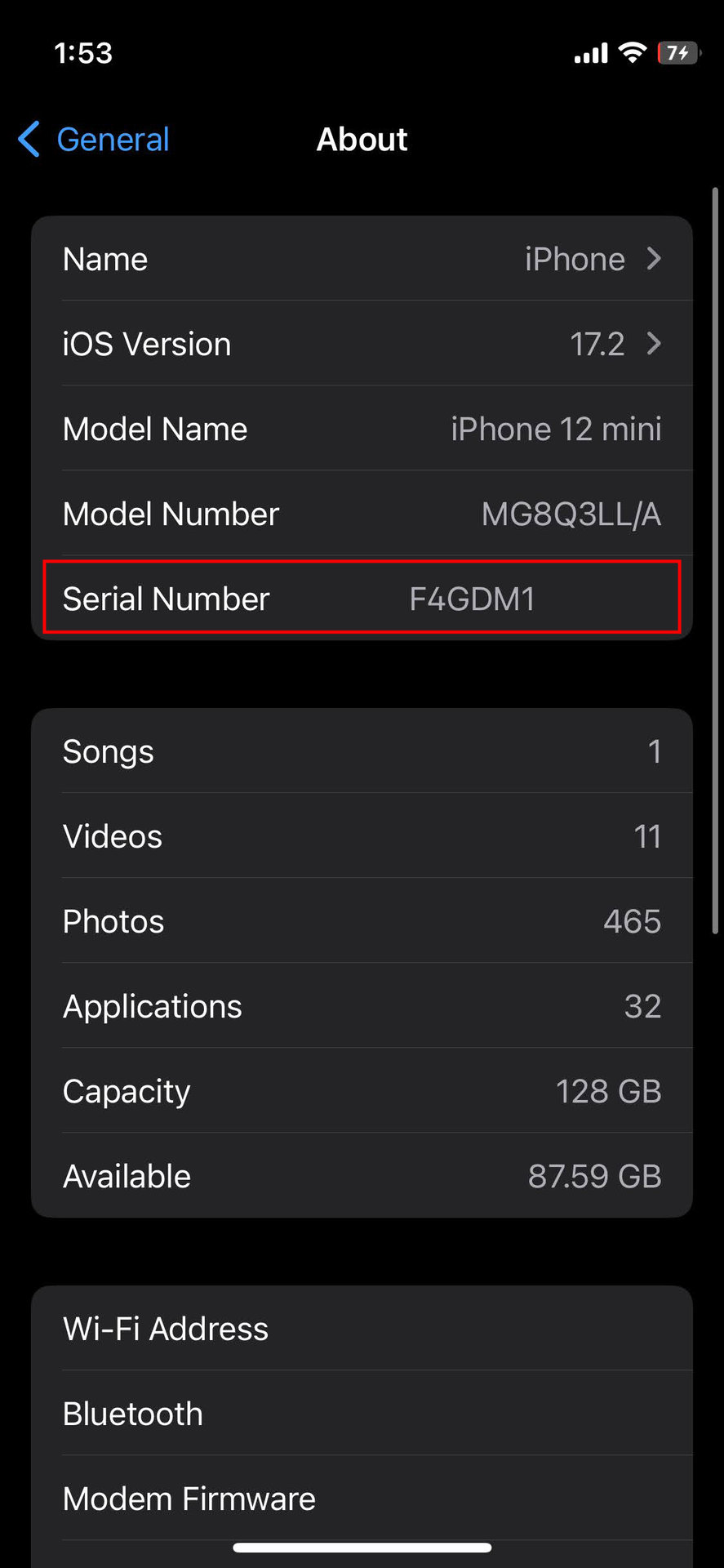 How to check your iPhone serial number (3)