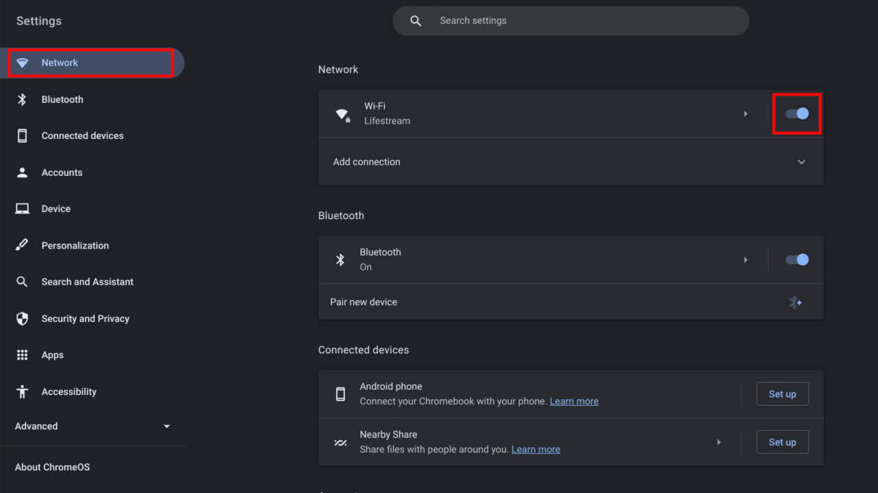 What to do when your Chromebook won't connect to WiFi