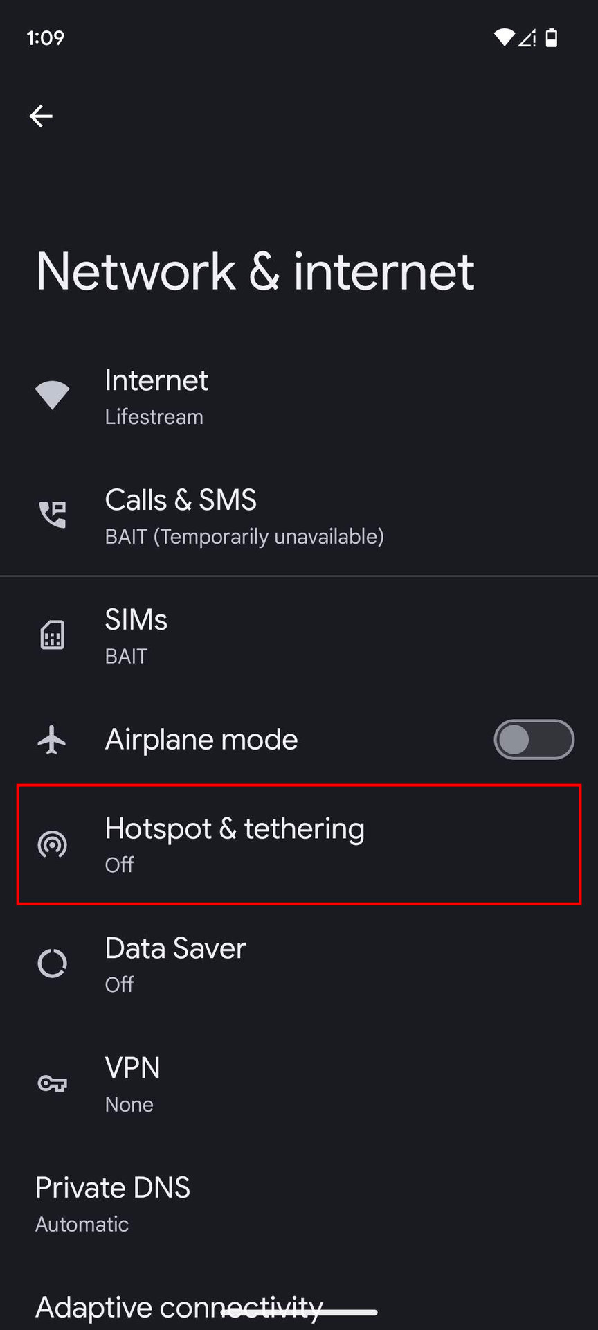 How to enable and set up mobile hotspot on Android 14 (2)