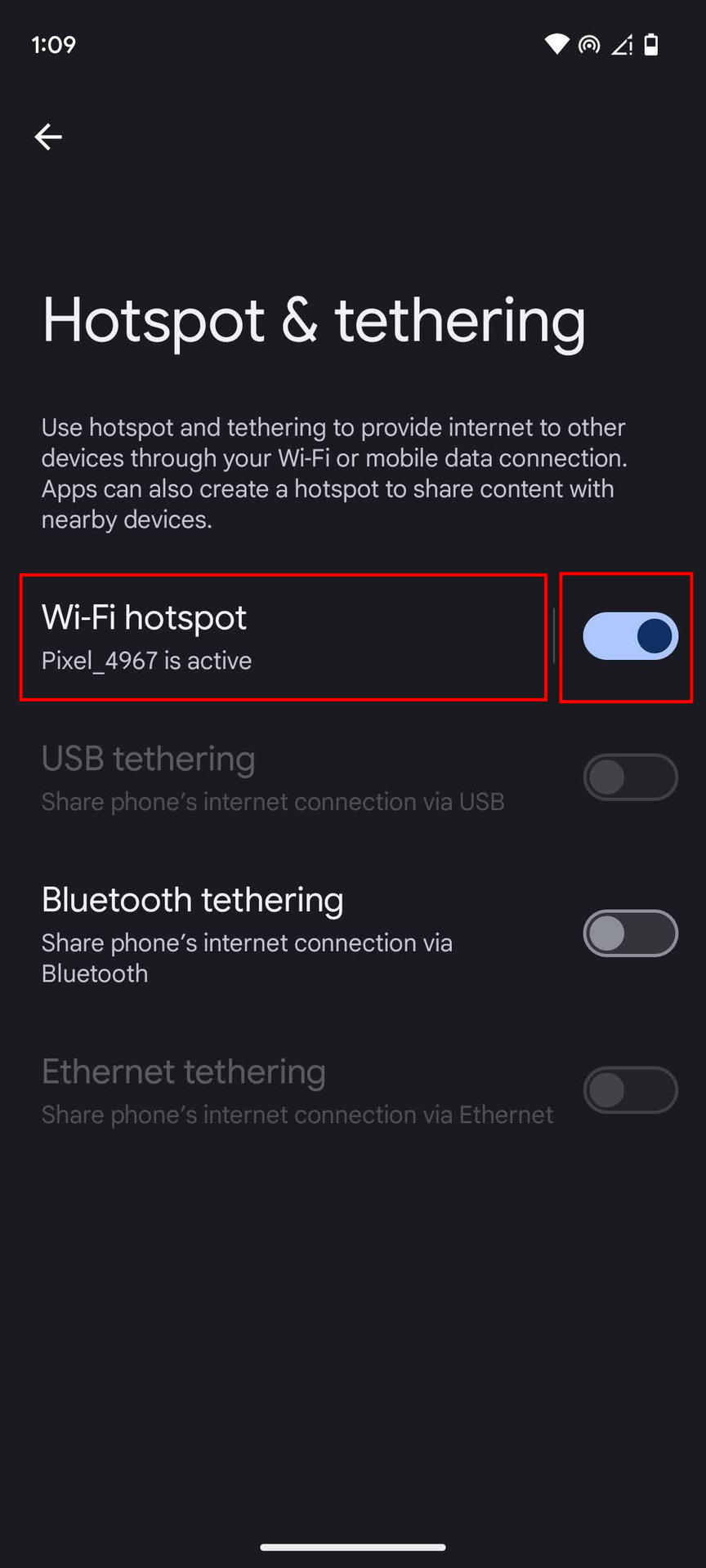 How to enable and set up mobile hotspot on Android 14 (3)