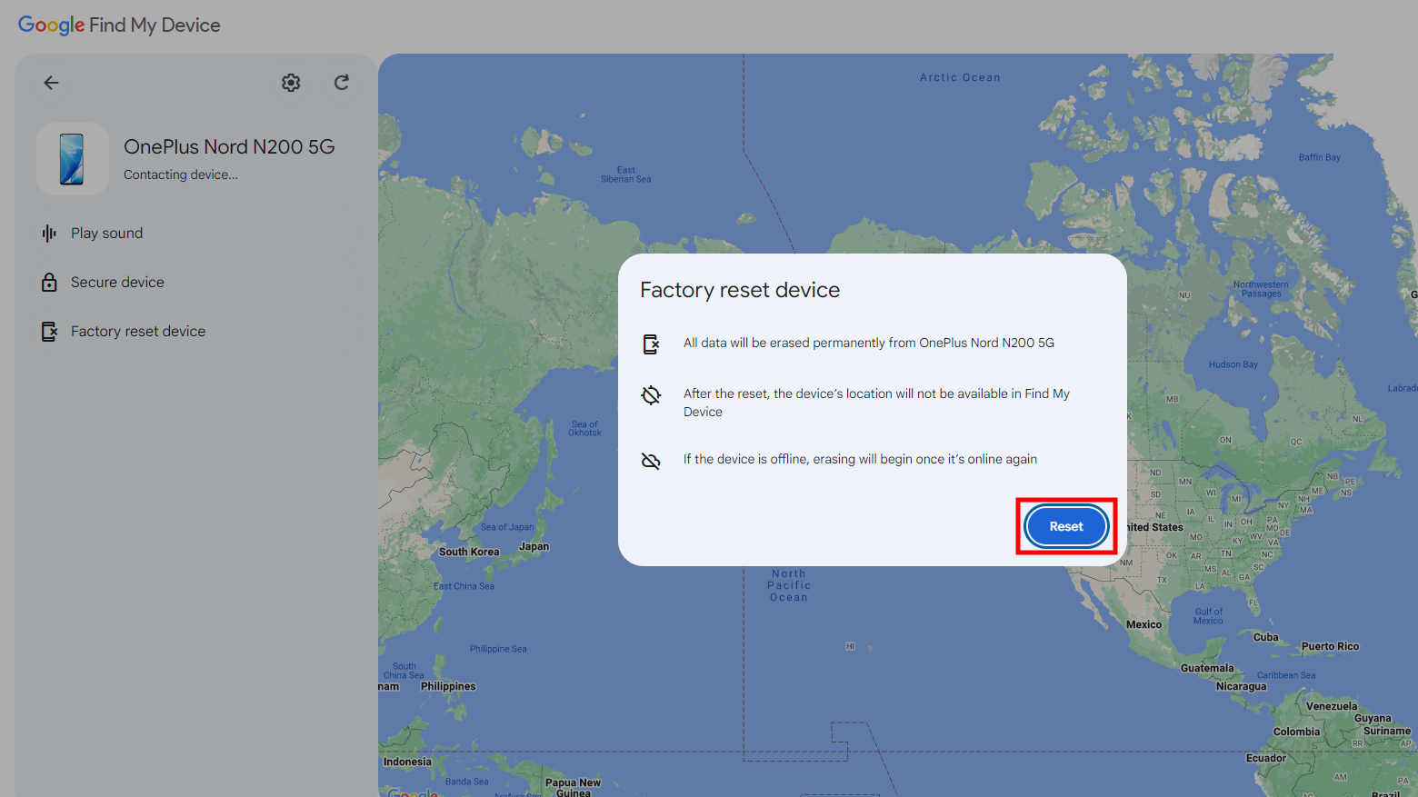 How to factory reset an Android phone using Find My Device (3)
