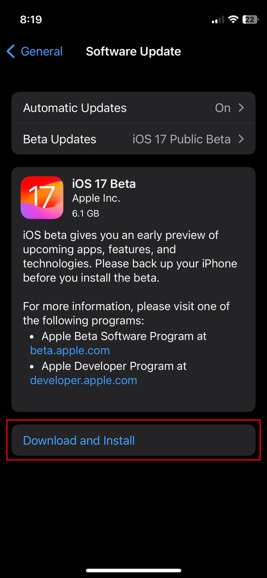 How to get iOS 17 beta on your iPhone 5