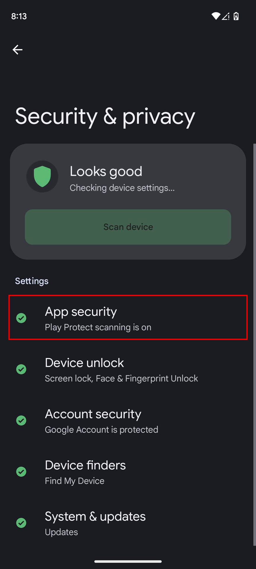 How to scan your apps using Google Play Protect (2)