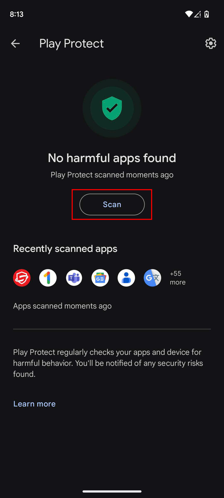 How to scan your apps using Google Play Protect (4)