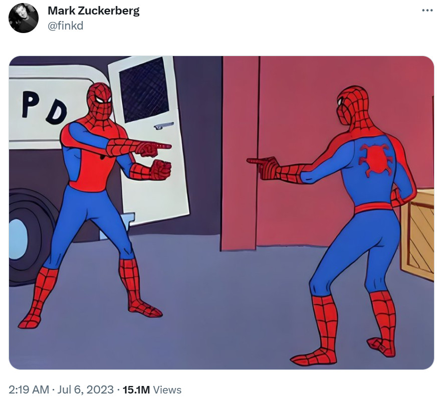 Mark Zuckerberg Twitter tweet 2023