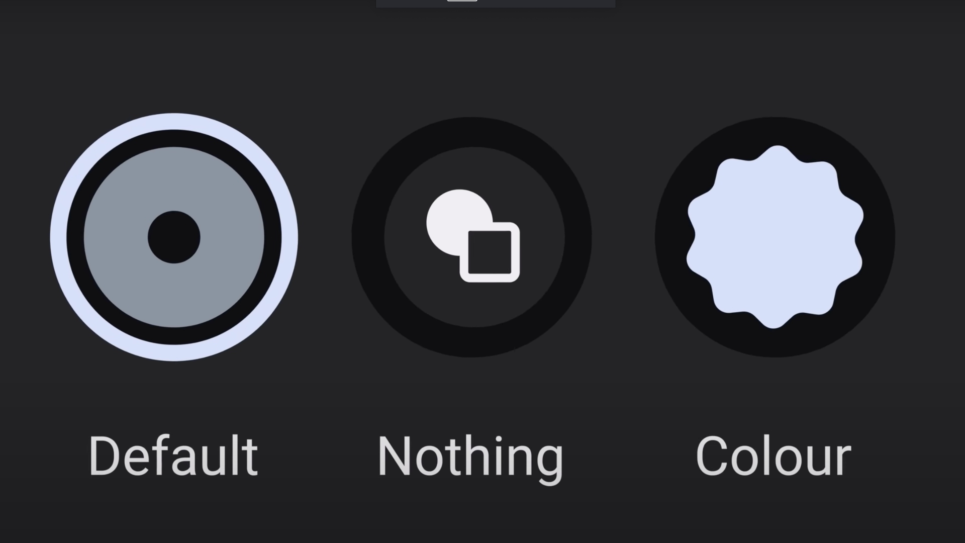 Nothing OS 2 monochrom app icon option