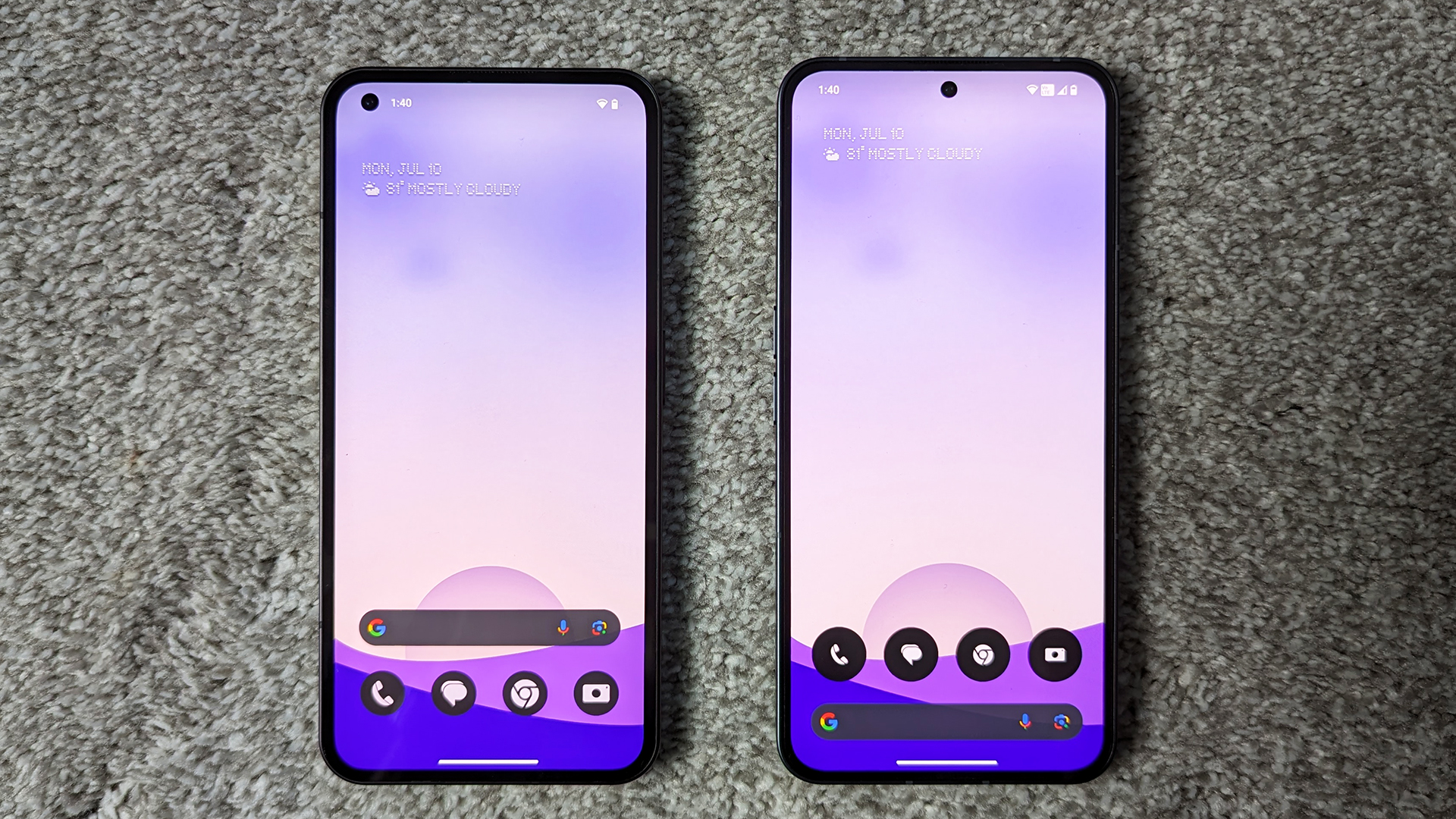 Nothing Phone 1 vs Nothing Phone 2 Display