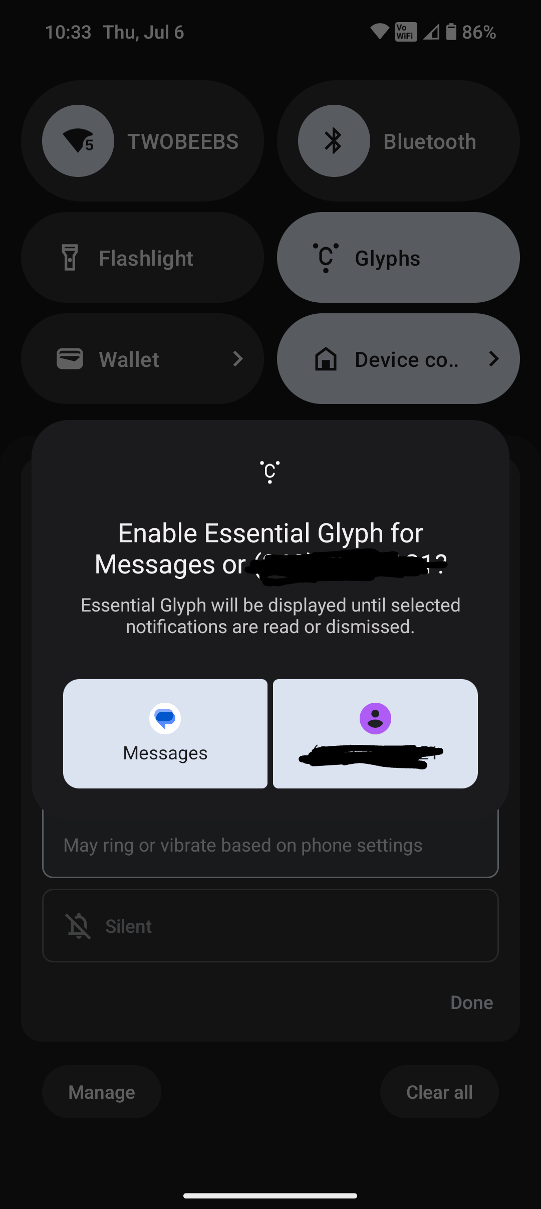 Nothing Phone 2 Essential Glyph Screenshot 3