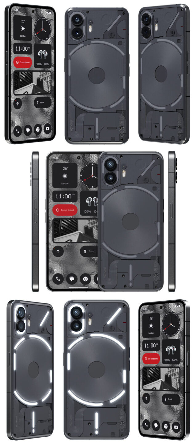 Nothing Phone 2 poses pretty in leaked marketing images