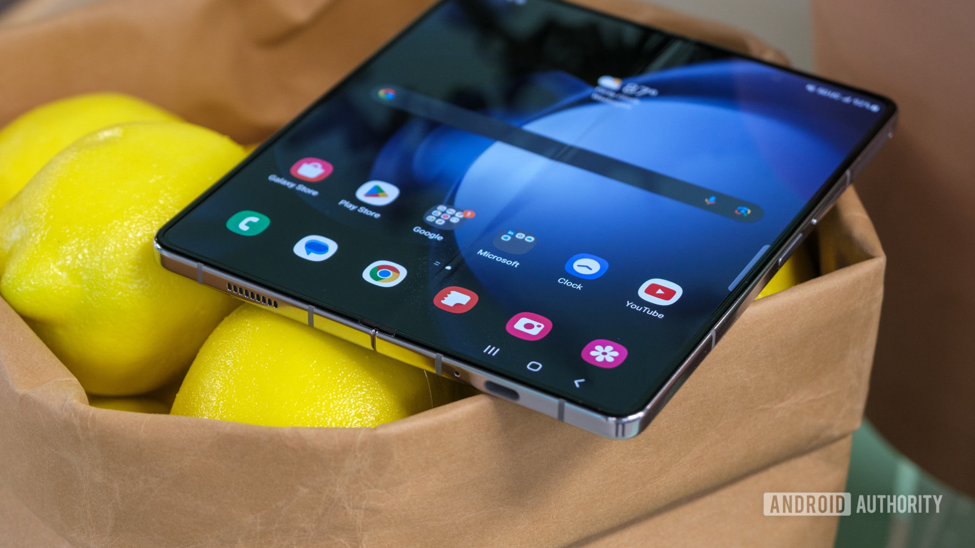 Pli et bordures du Samsung Galaxy Z Fold 5