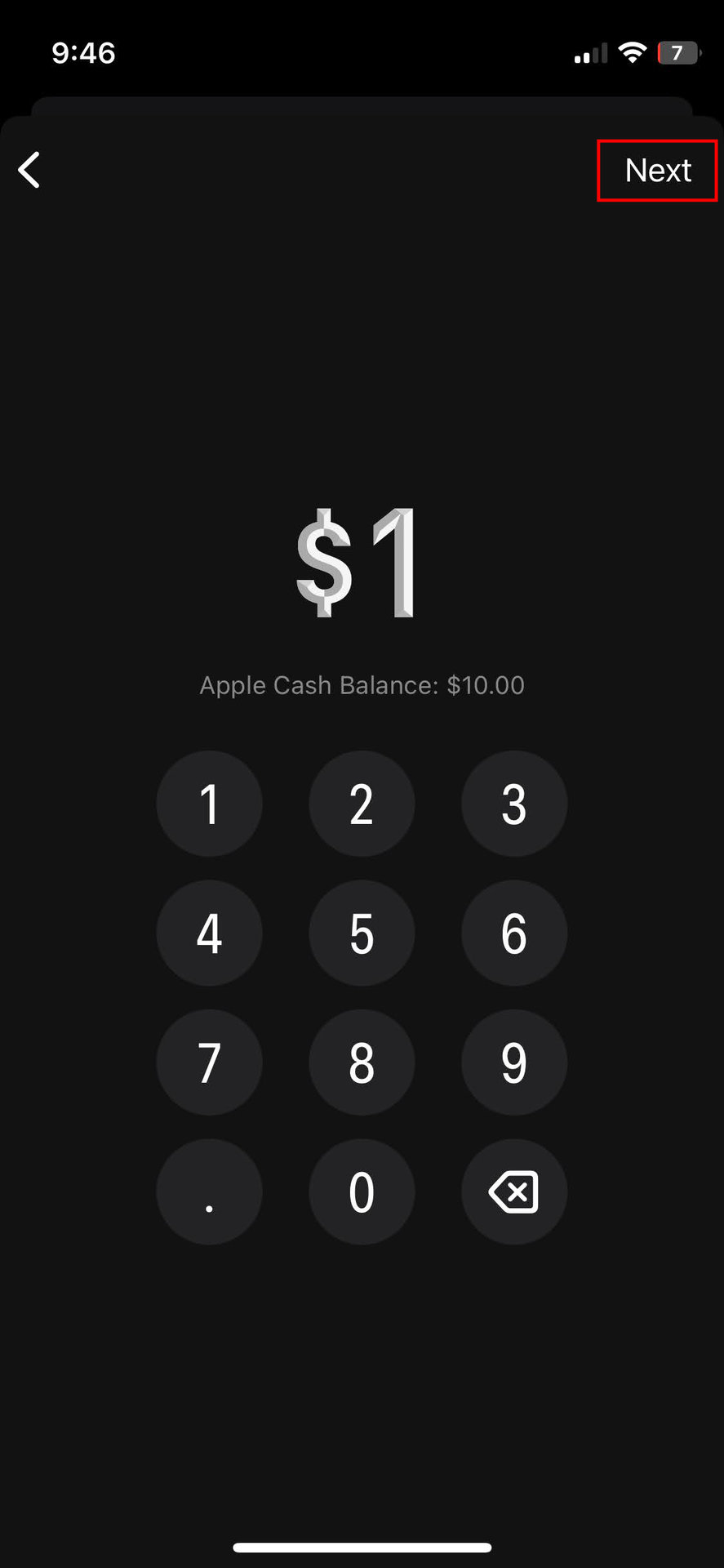 Setting up Apple Cash recurring payments 6