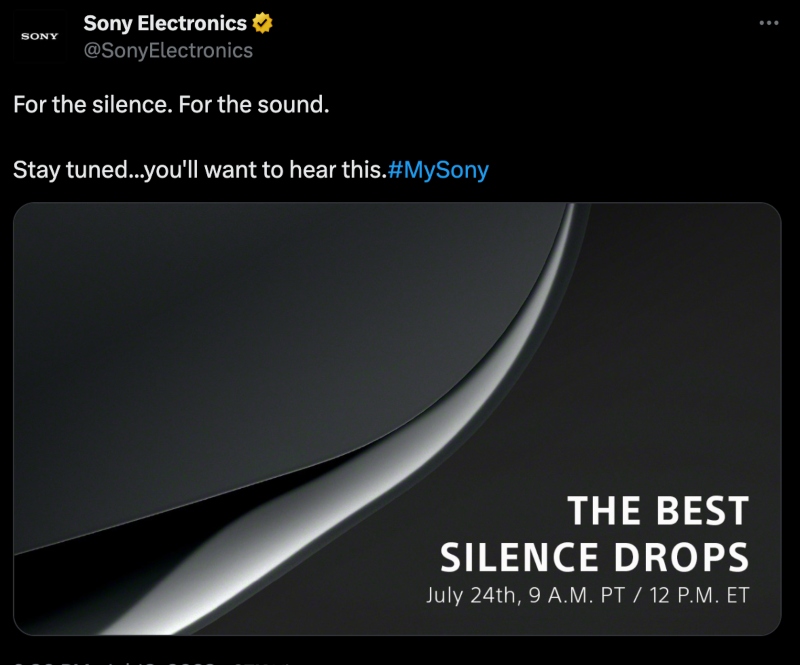 Sony WF 1000XM5 launch date