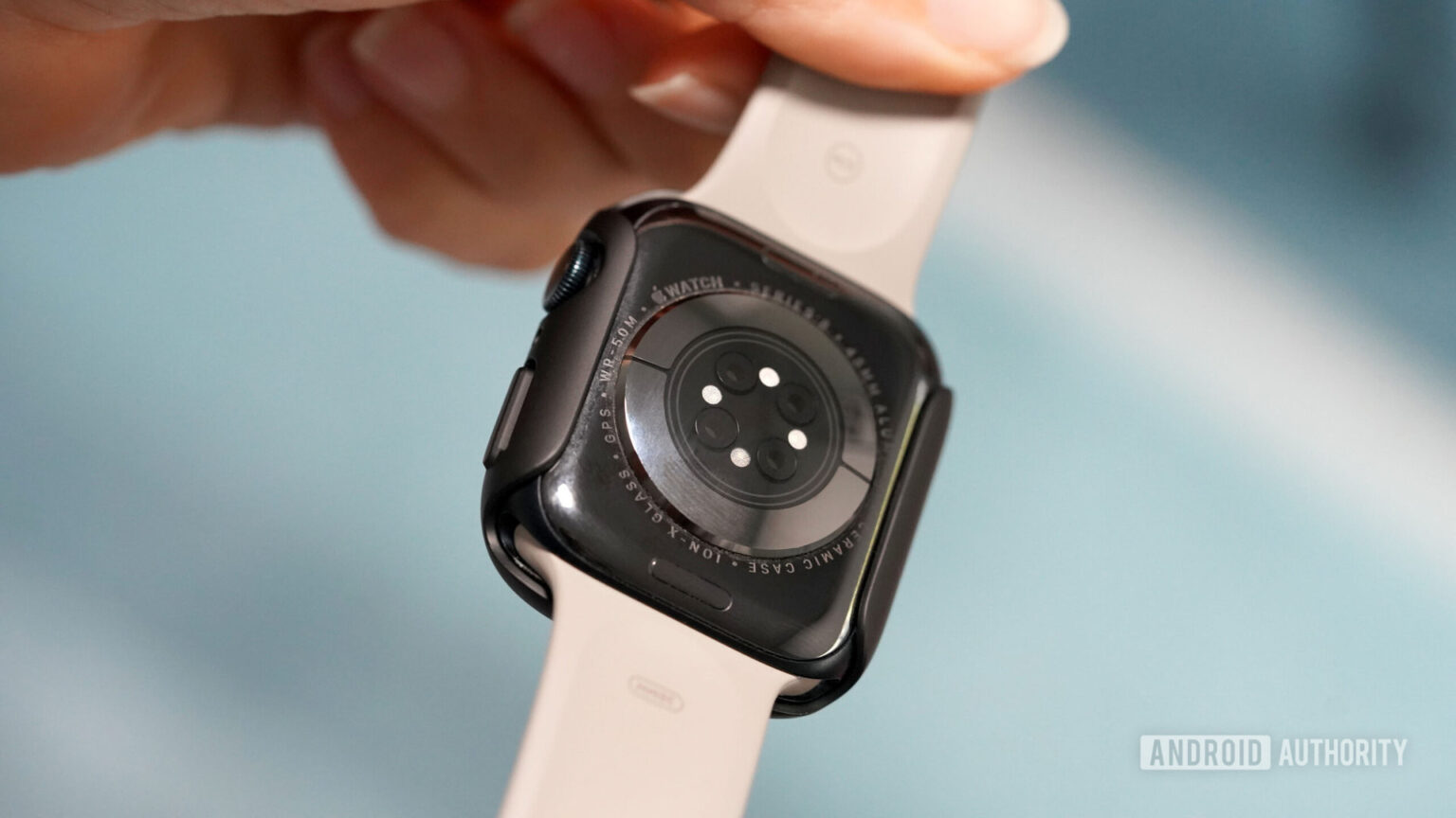 The Spigen Thin Fit is my favorite Apple Watch Series 8 case