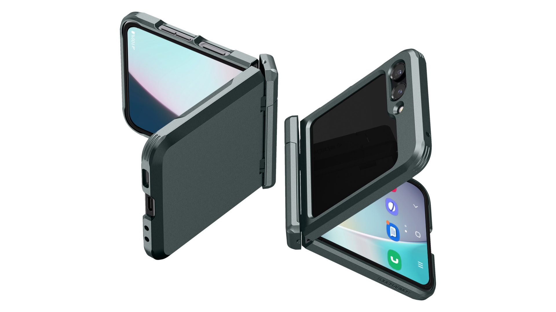 Clear Case Compatible With Galaxy Z Flip 5, Soft Tpu All-inclusive  Protective Cover With Ring Holder & Hinge Protection