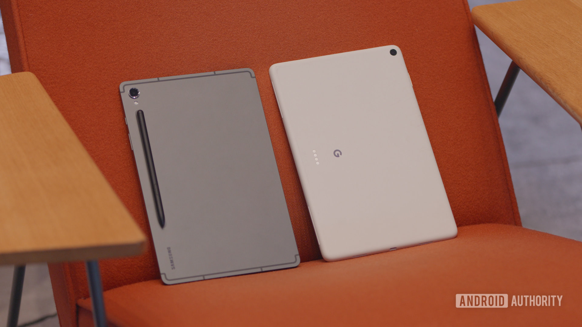 Tab S9 and Pixel Tablet rear portrait