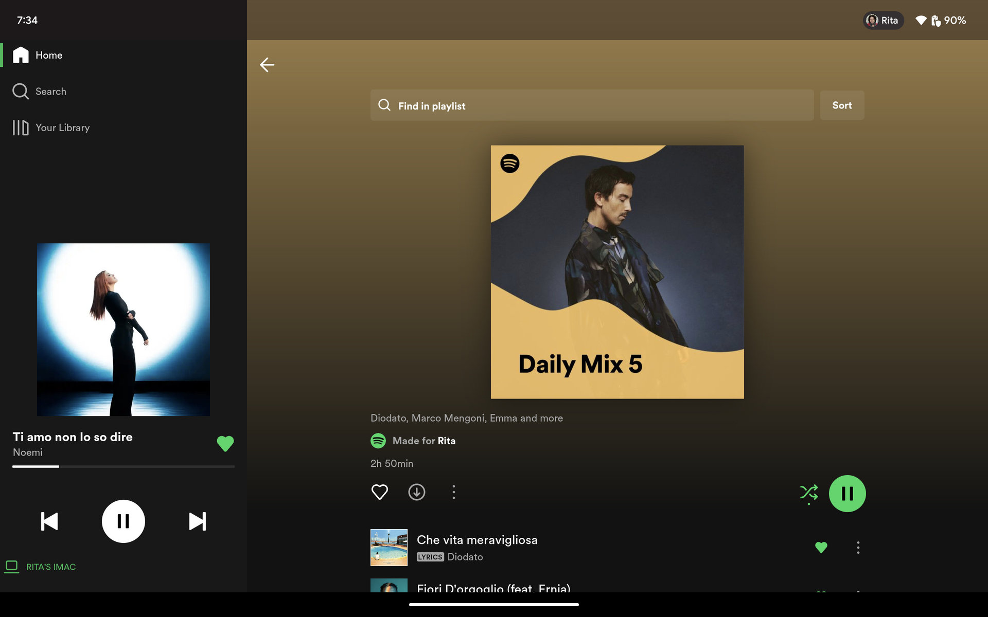 android on tablets spotify