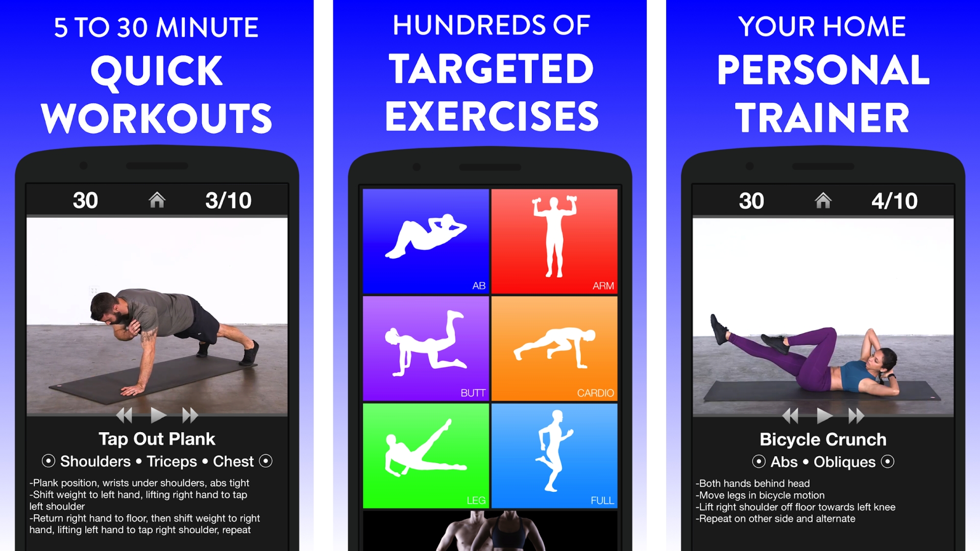 daily workouts home trainer android