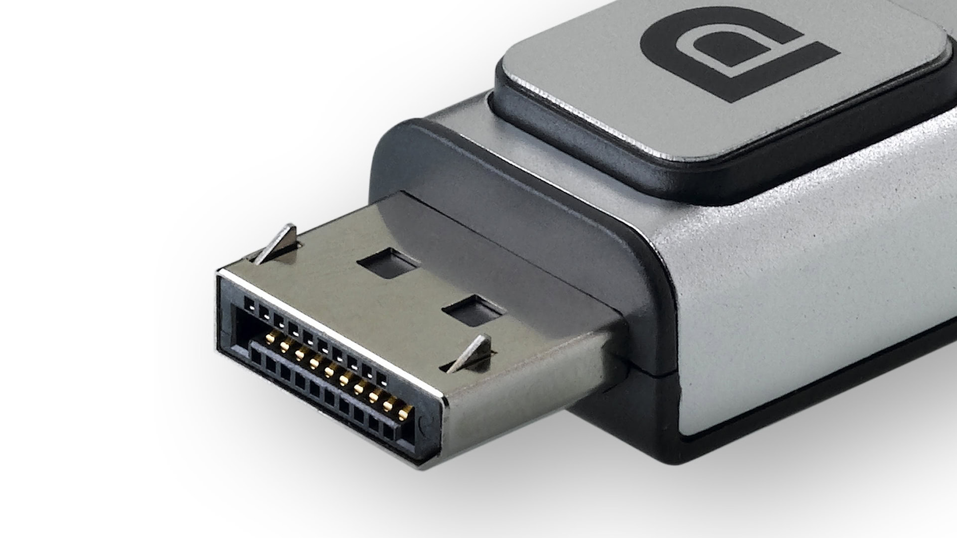 A Belkin DisplayPort cable