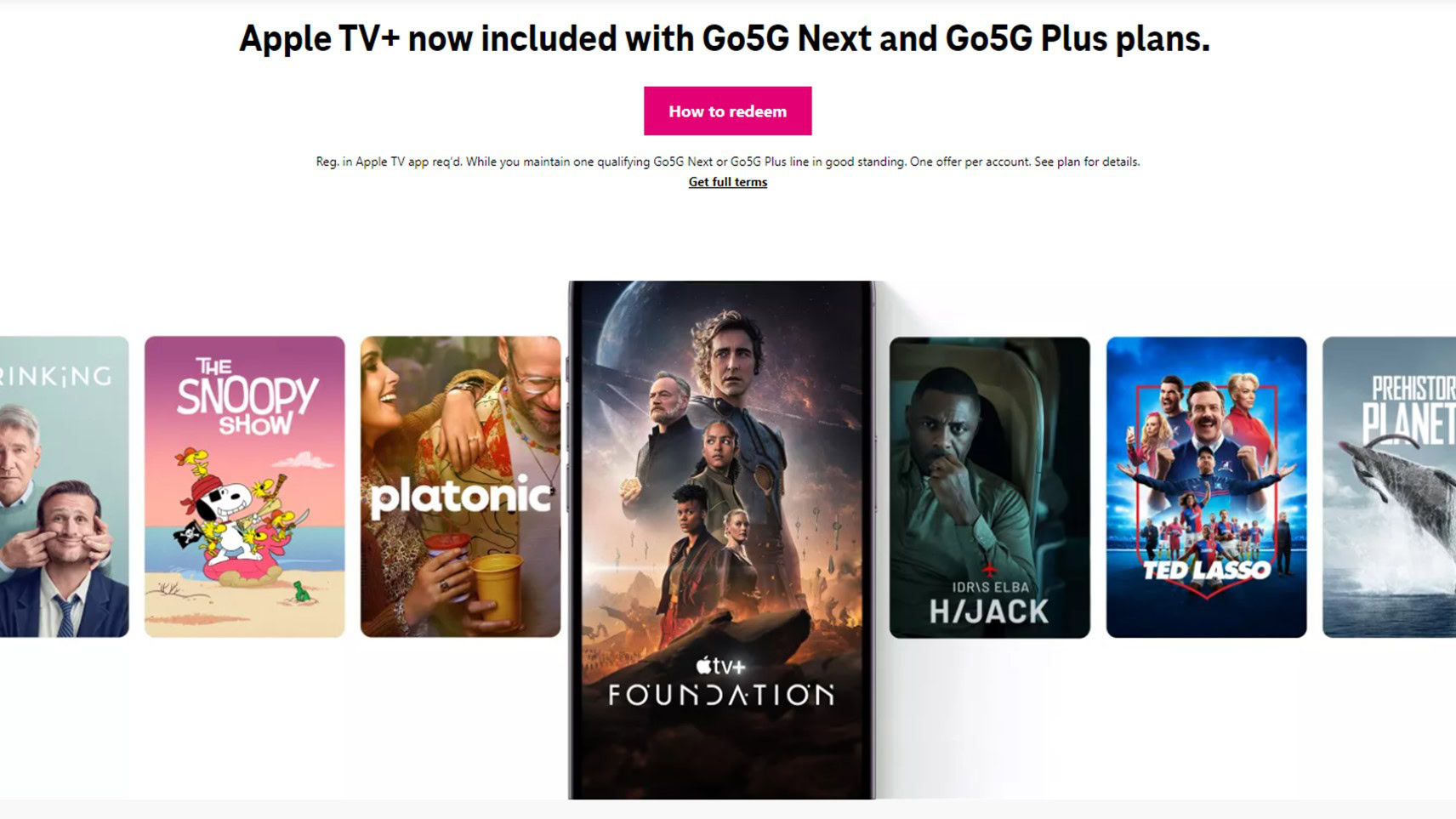 Apple TV Plus T Mobile Deal