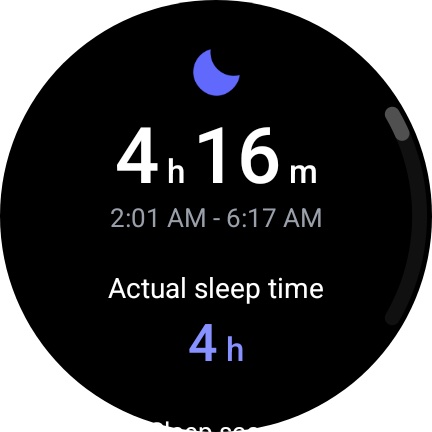 Galaxy Watch 6 Sleep Time
