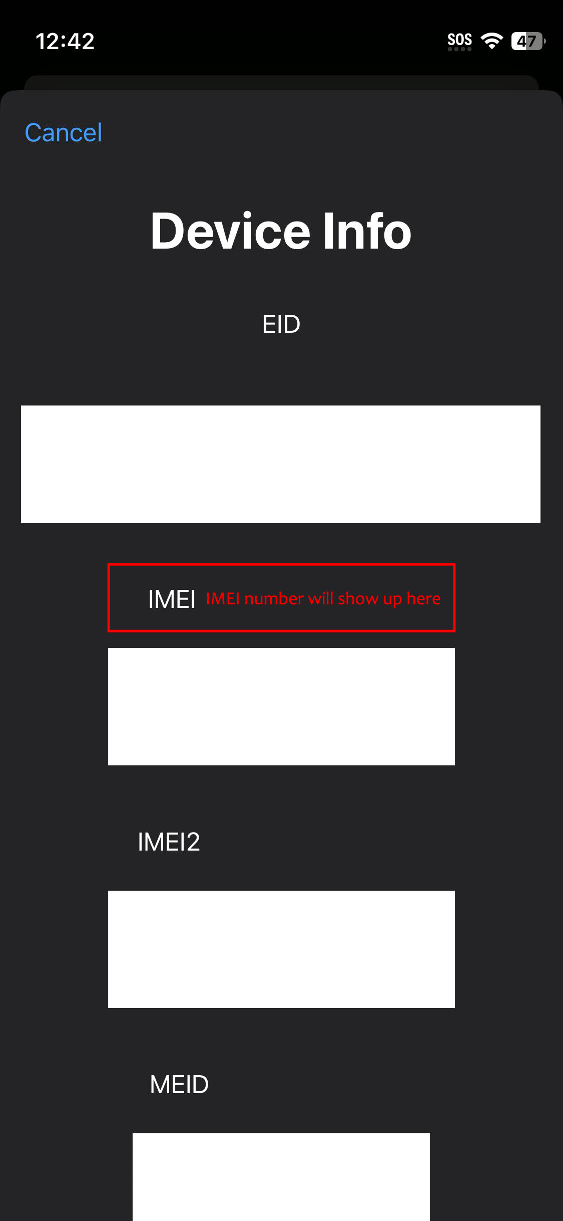 How to find your IMEI on iPhone with a dial code (2)