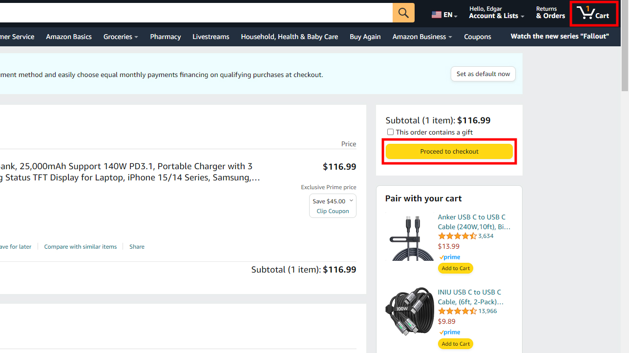 How to use a Visa gift card during Amazon checkout (1)