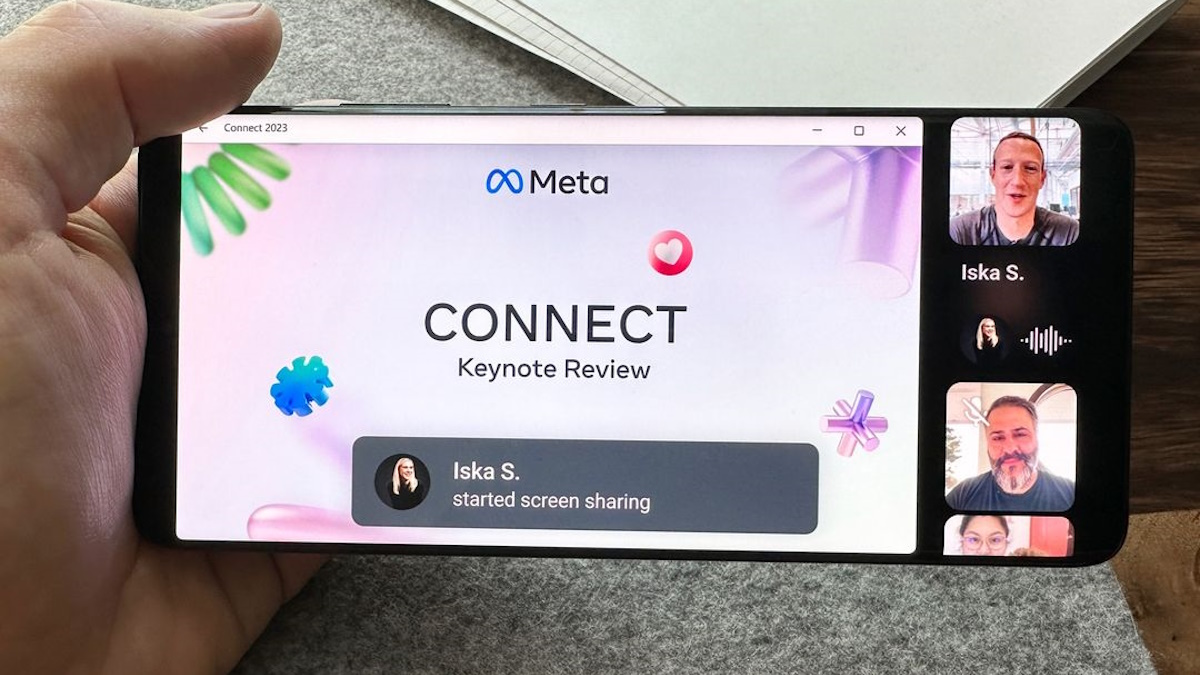 Meta WhatsApp Screen Sharing on video calls