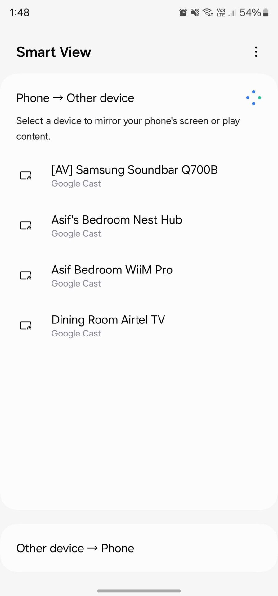Samsung Smart View One UI 6.0 Chromecast Devices Compatible scaled 1