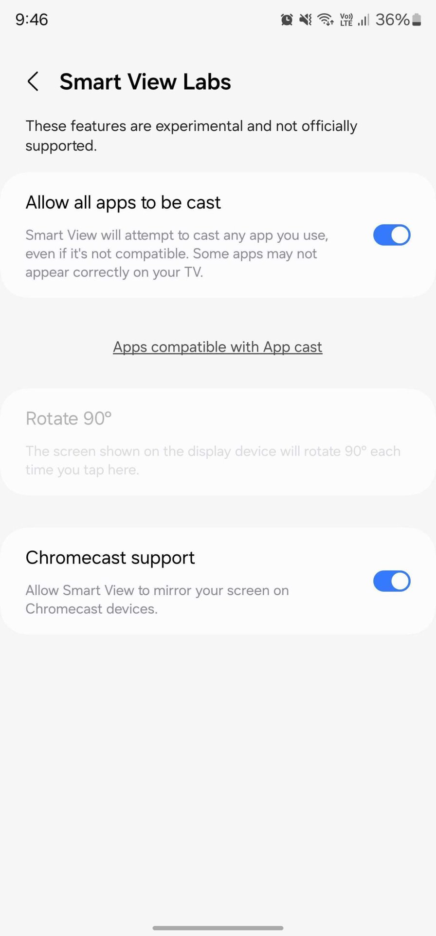 Samsung Smart View One UI 6.0 Chromecast Support scaled 1