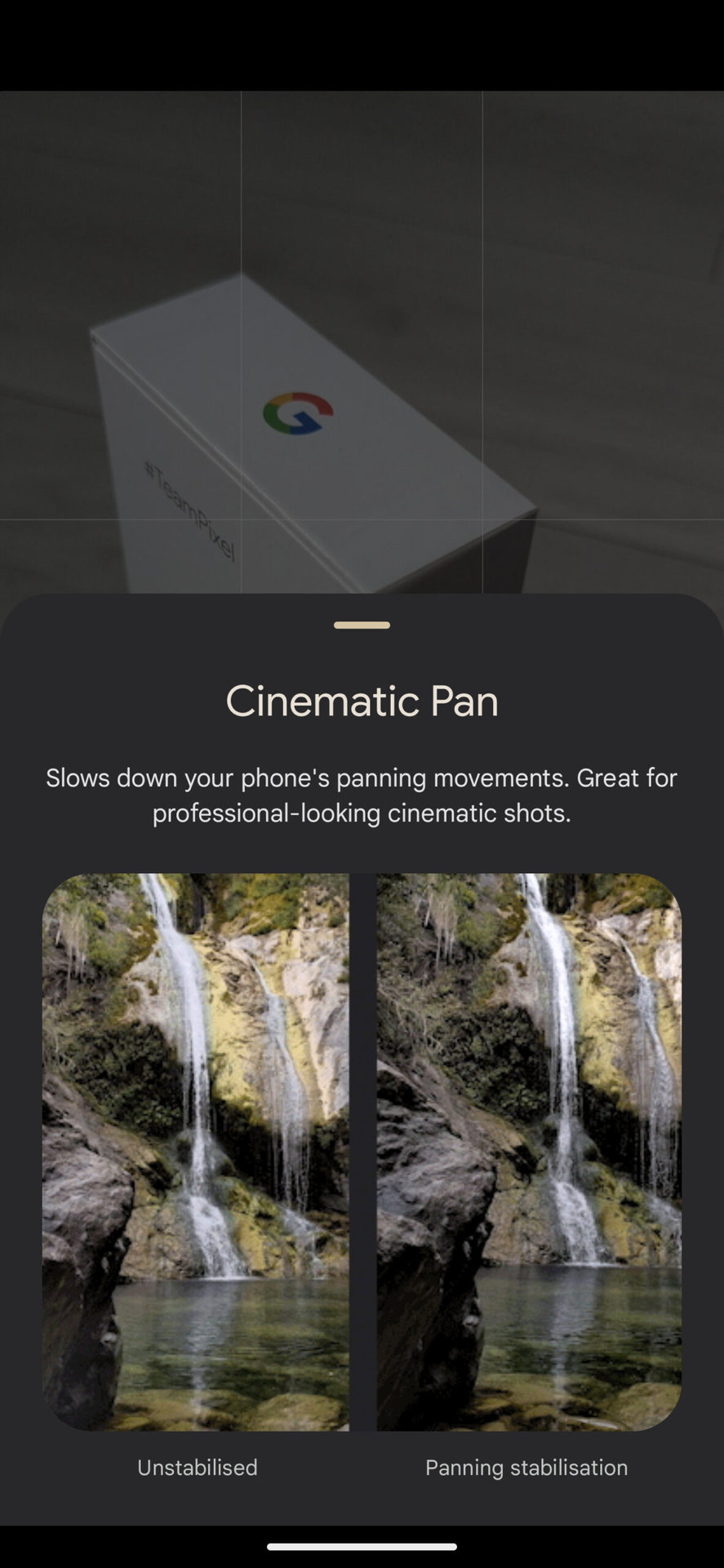 Google Camera 9 Screenshot 7 pan expanded