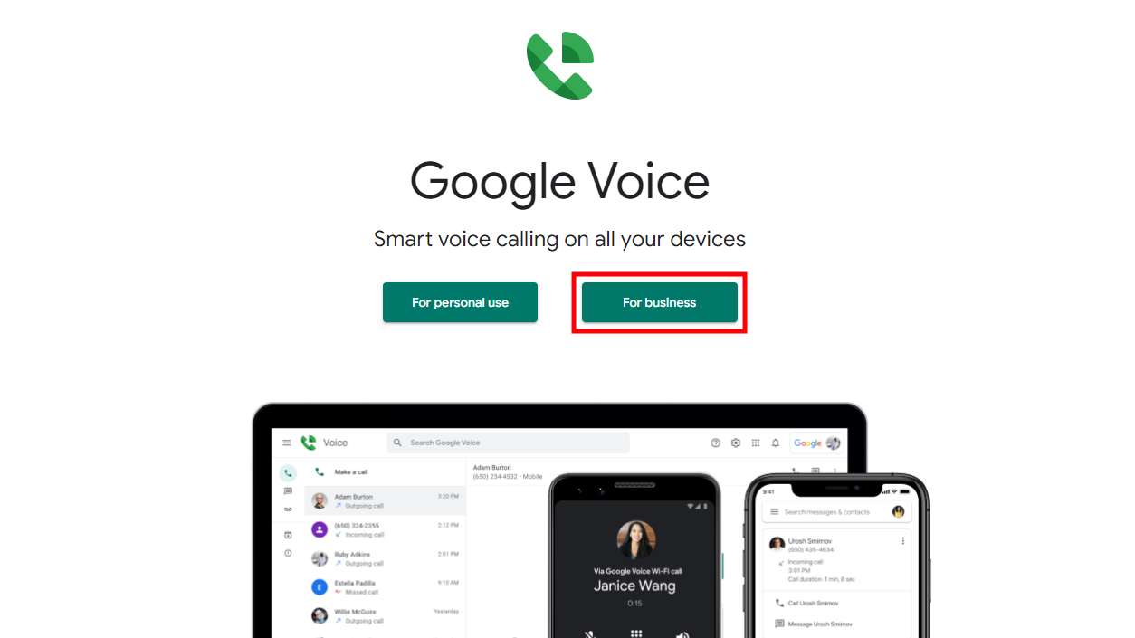 Setting up Google Voice for business use (1)