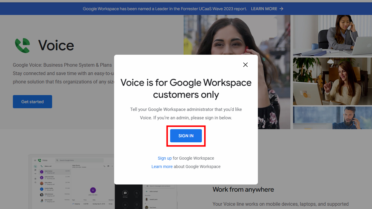 Setting up Google Voice for business use (3)