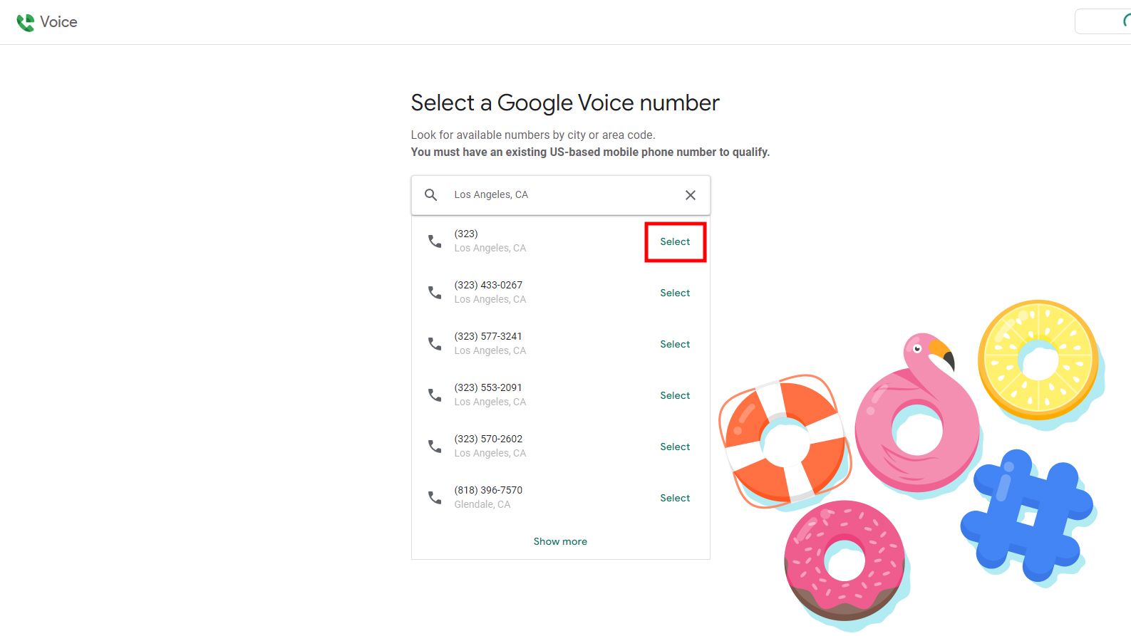 Setting up Google Voice for personal use (4)