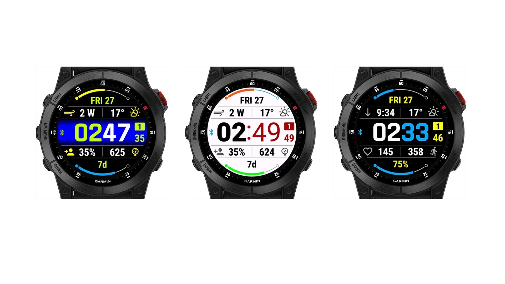 garmin glance pro watch face