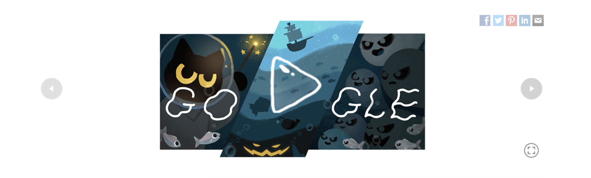 google doodle 2020 halloween