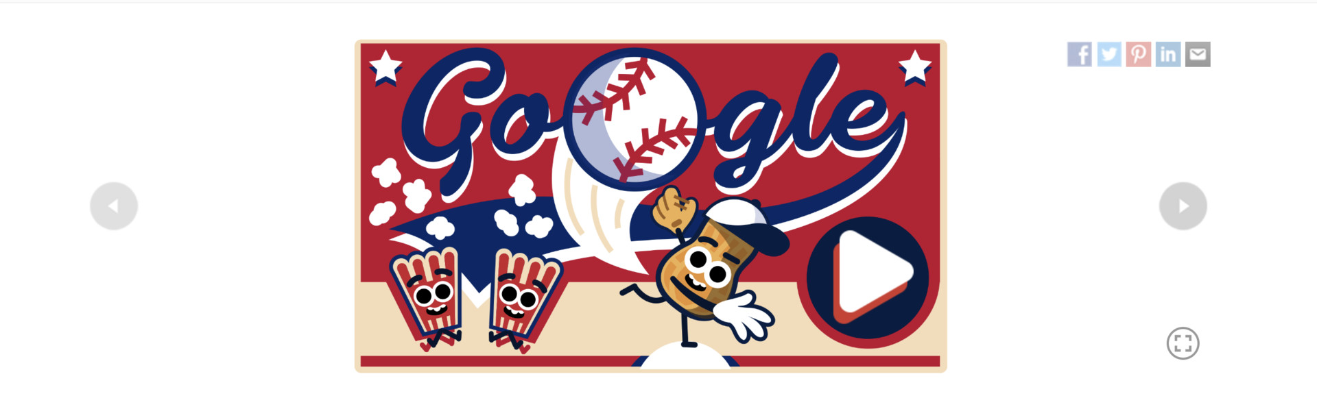 google doodle baseball