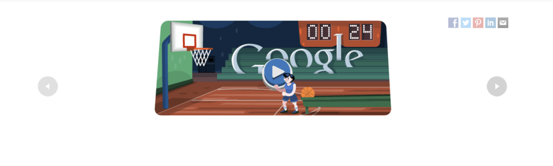 google doodle basketball