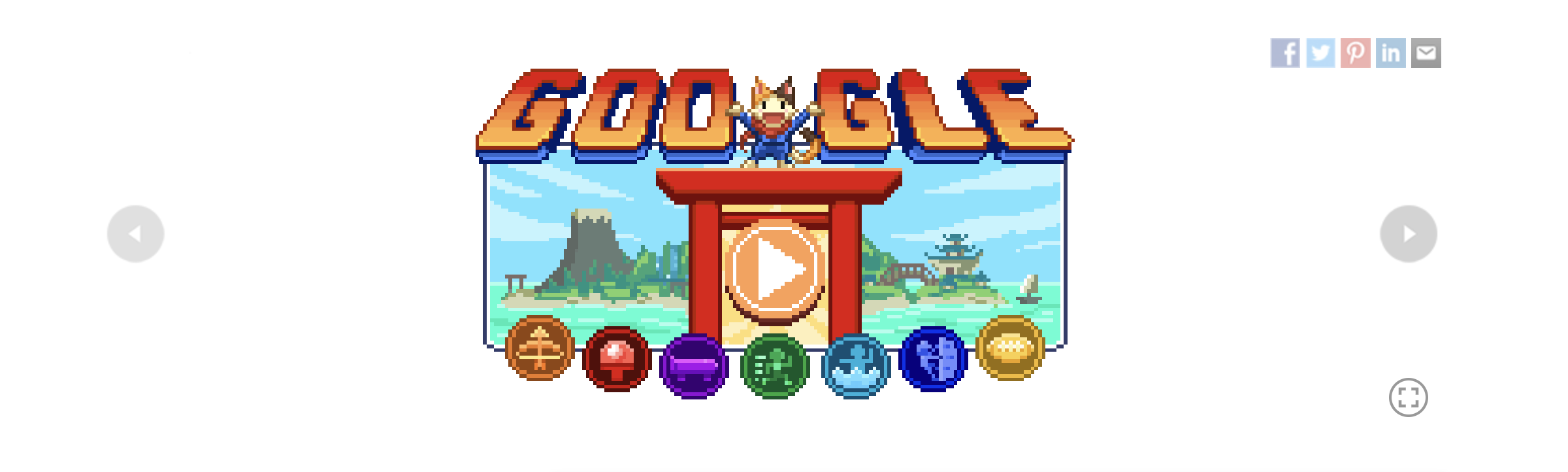 google doodle champion island games