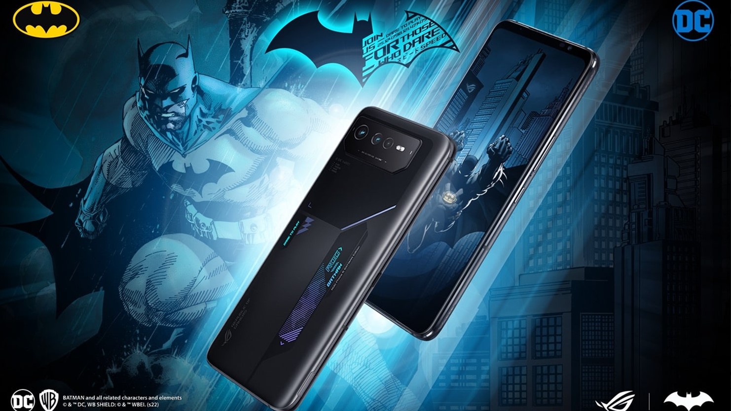 ASUS ROG Phone 6 Batman Edition Promo Image
