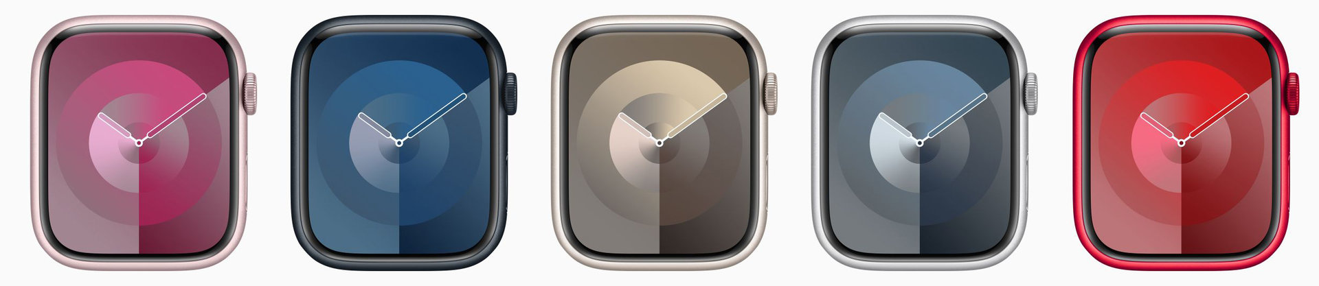 Apple Watch Series 9 colors Aluminum