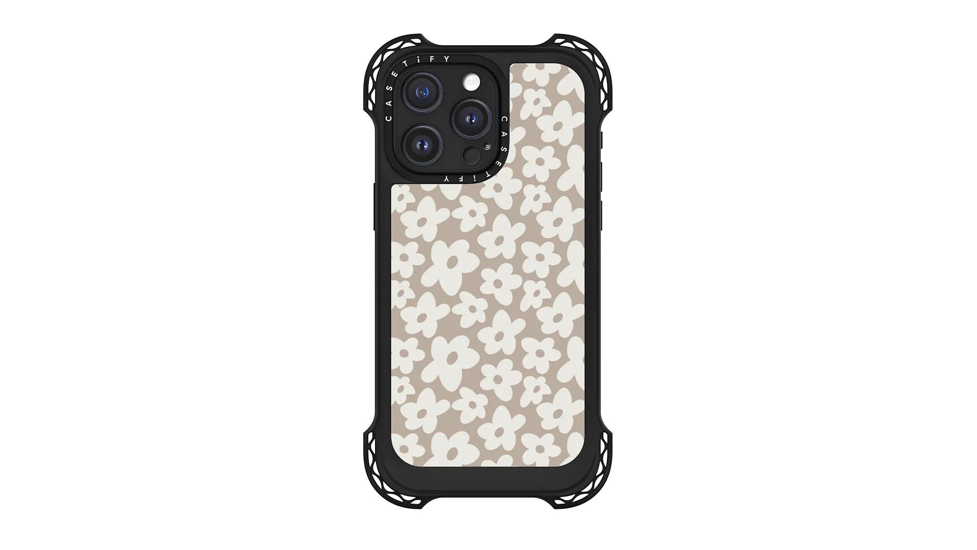 Casetify Ultra Bounce flower iPhone 15 Pro Max case