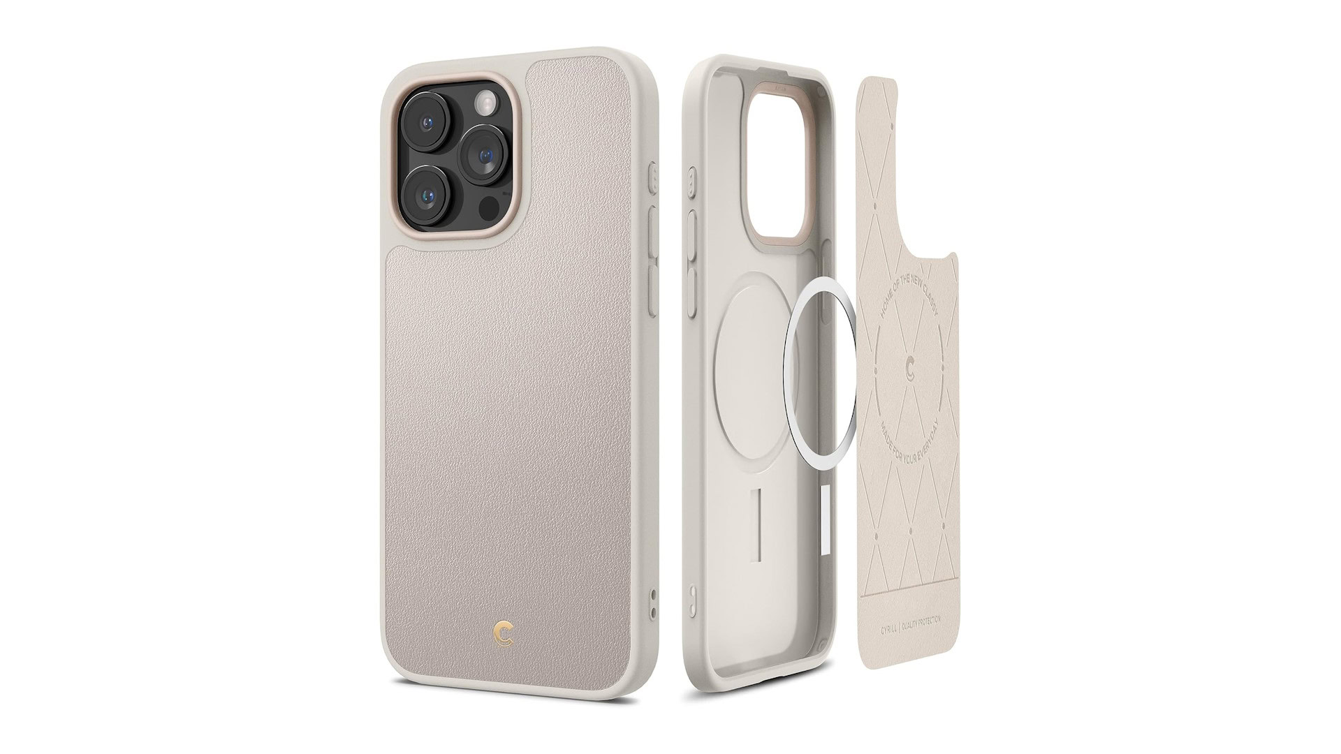 ADVENT® Luxury Titanium iPhone 15 Pro Cases l GRAY®