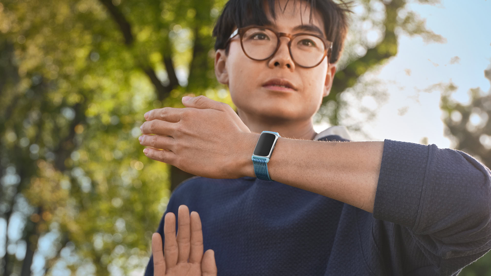 Fitbit Charge 6 Lifestyle Tai Chi Ocean Woven
